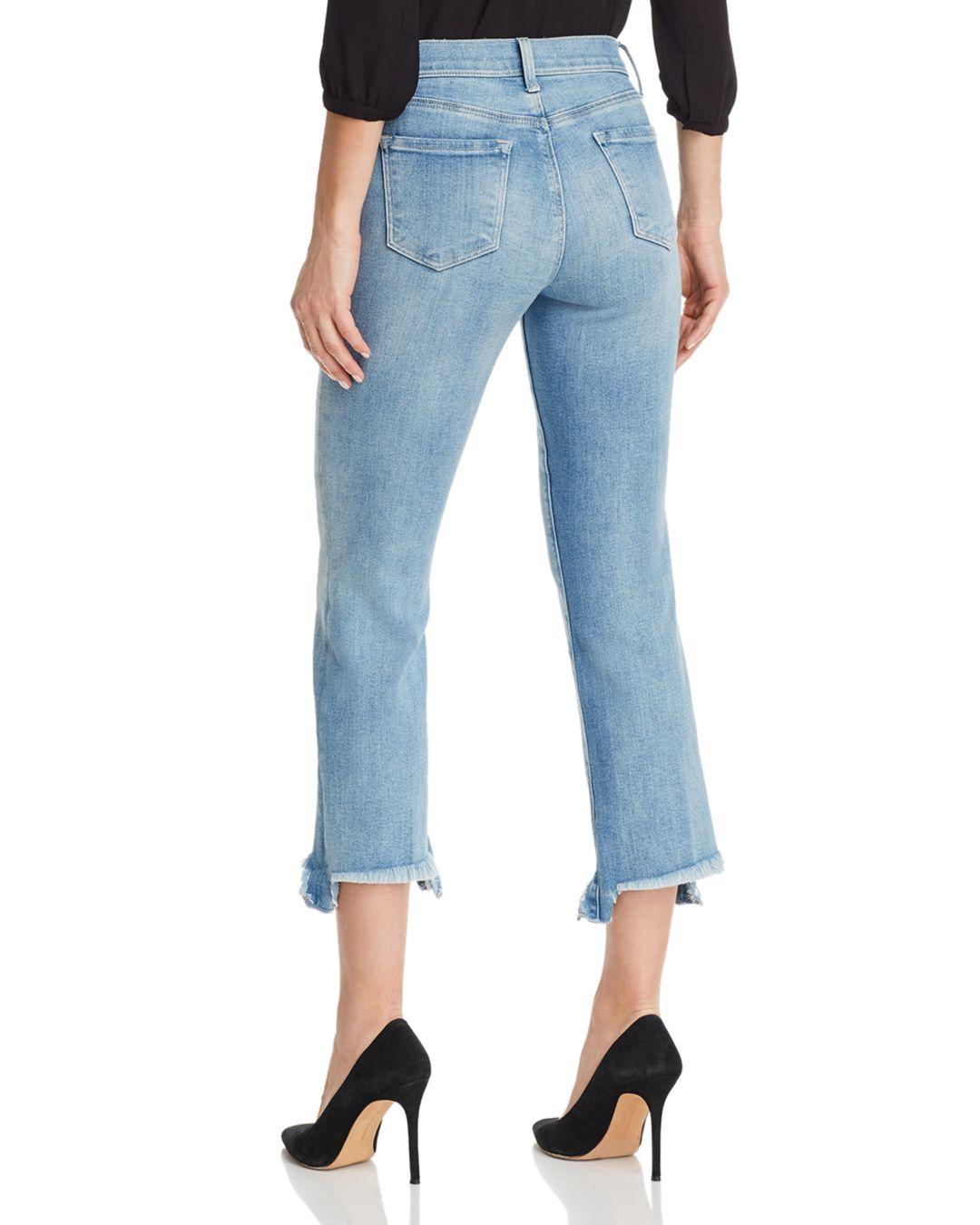 j brand selena mid rise crop boot jeans