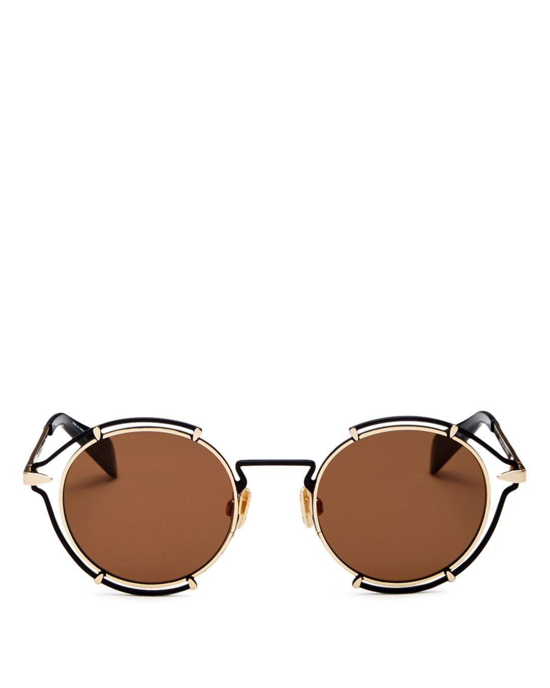 rag & bone 49mm round sunglasses