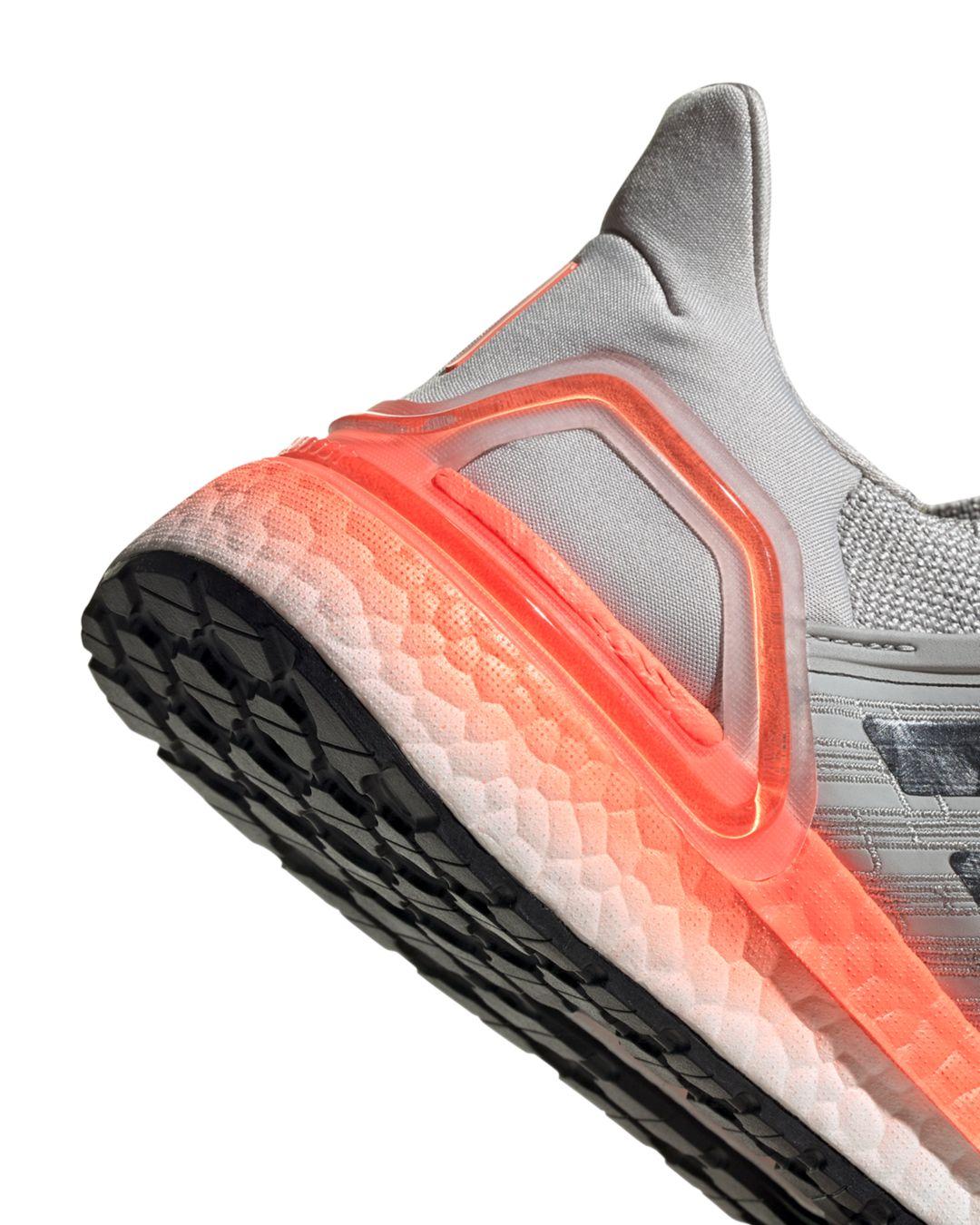 Adidas Women S Ultraboost Lace Up Sneakers In Grey Orange Gray Lyst