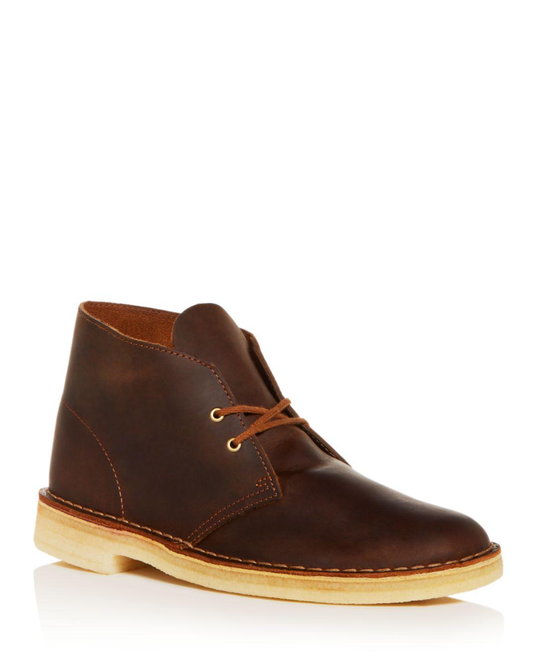 clarks leather boot
