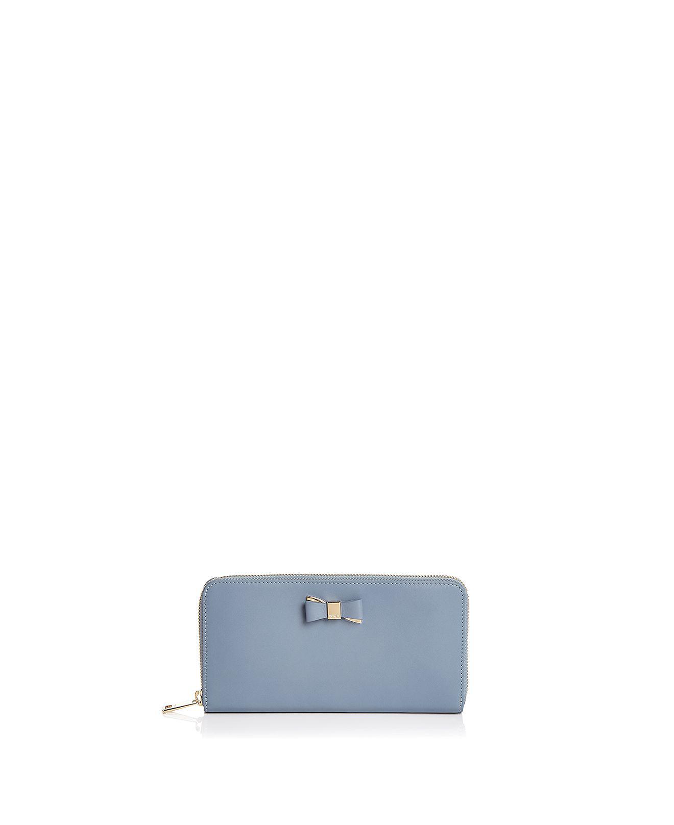 Furla Asia Zip Around Extra Large Leather Wallet in Blue - Lyst