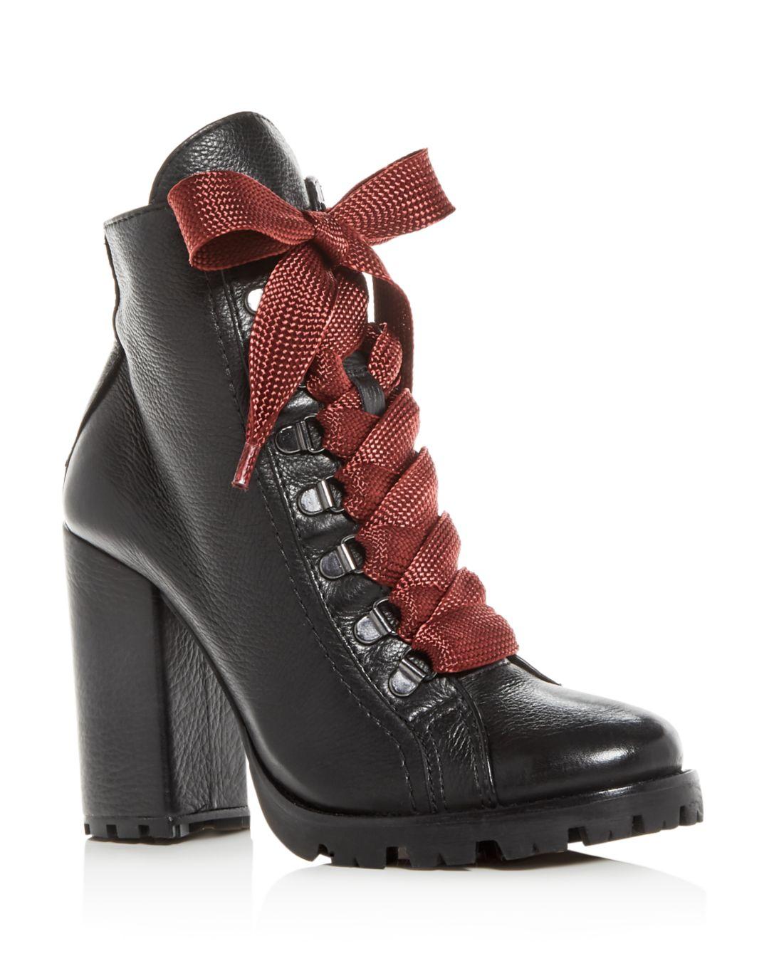 zara embossed leather platform boots