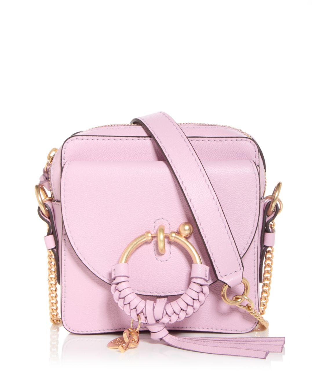 See By Chloé Joan Mini Leather Crossbody in Pink Lyst