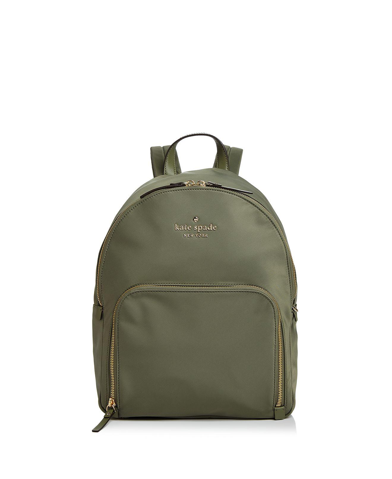 kate spade olive green backpack