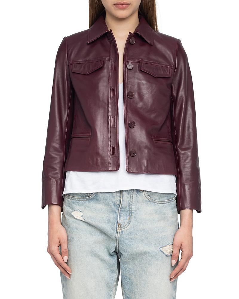 Zadig & Voltaire Leather jackets for Women | Online Sale up
