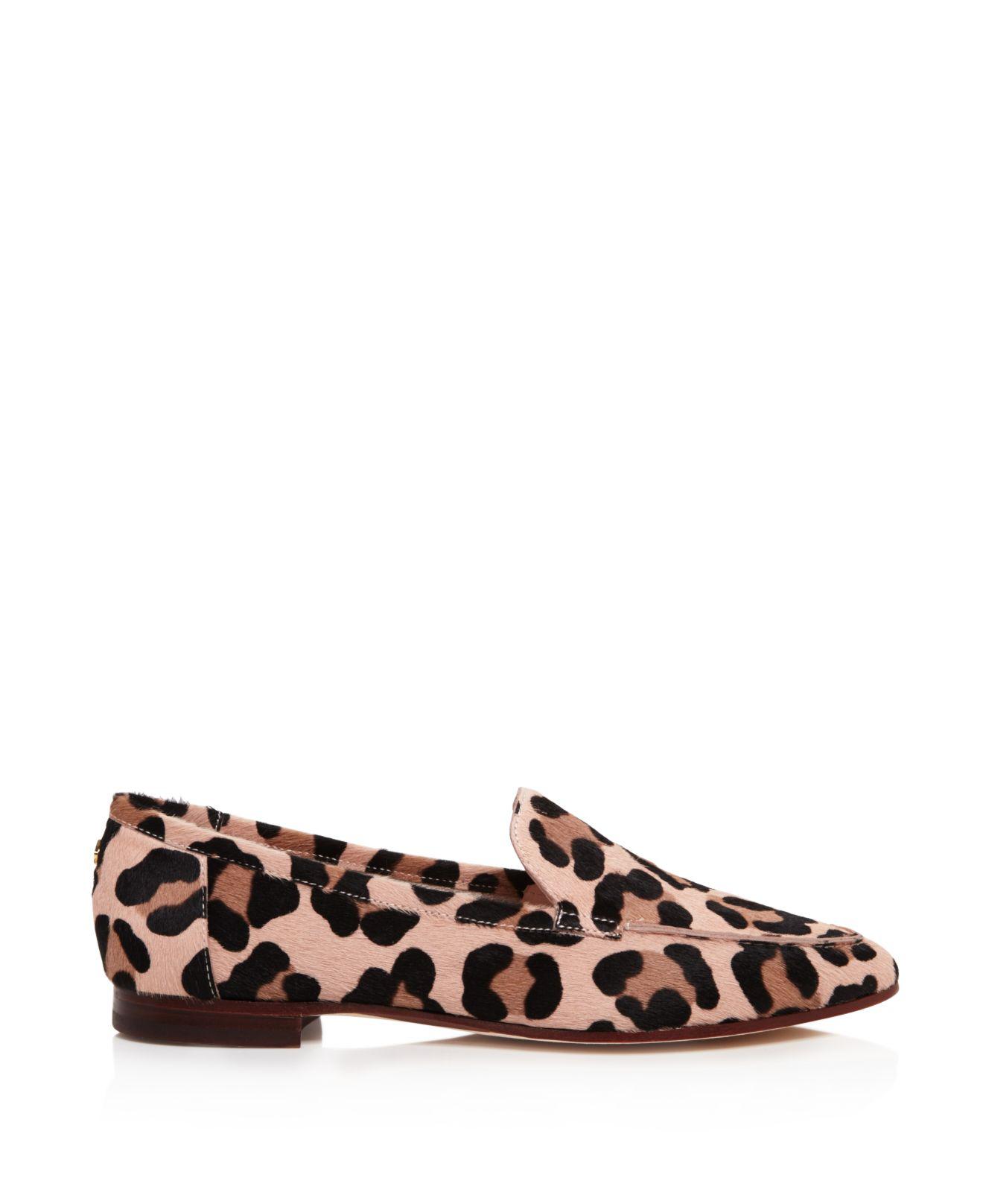 kate spade leopard loafers