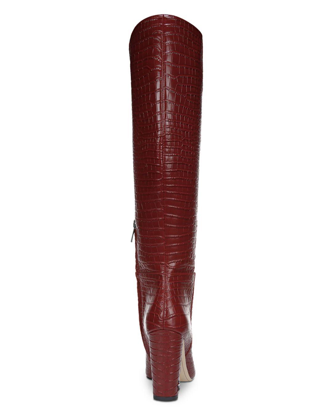 red croc boots