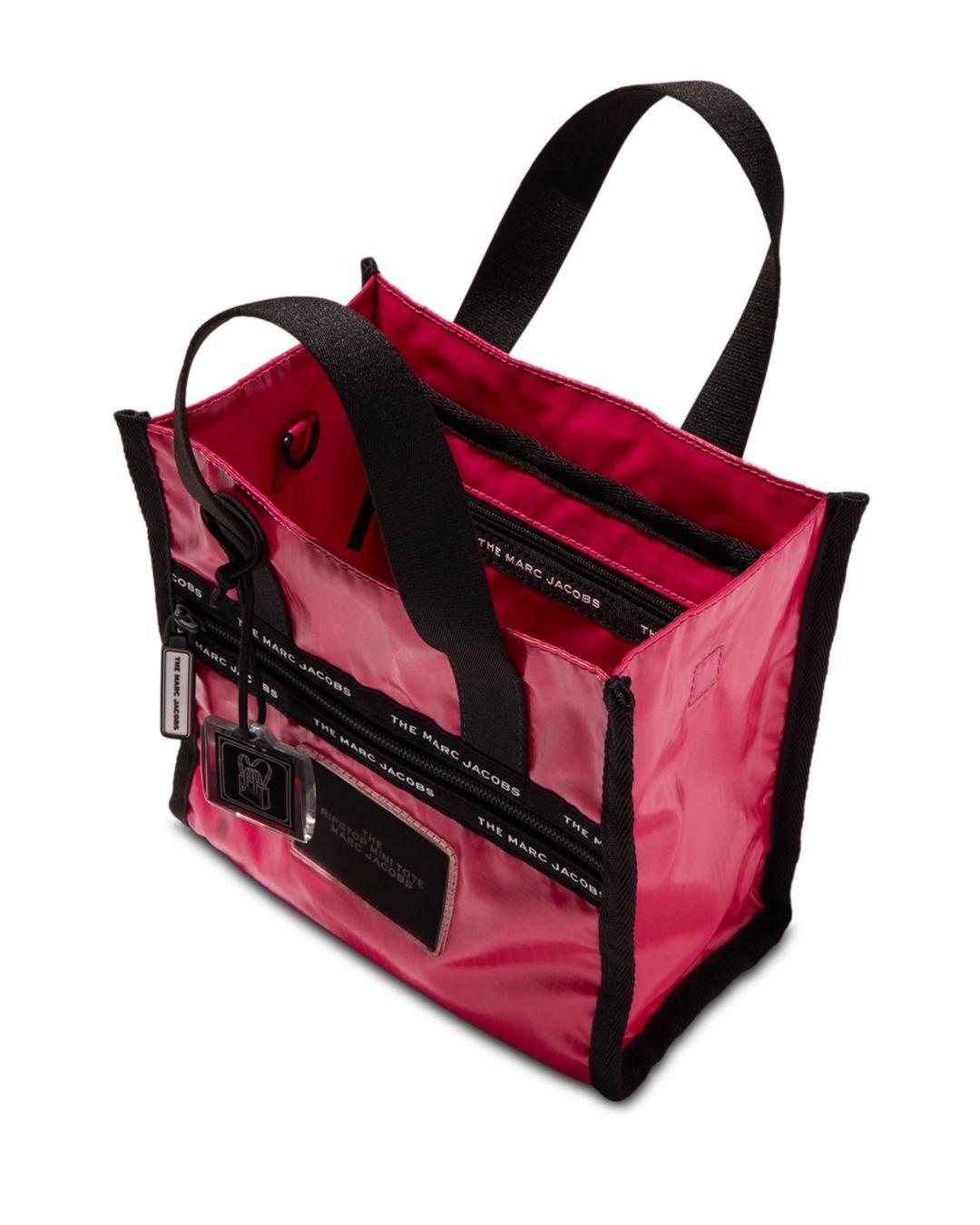 Marc Jacobs Synthetic The Ripstop Mini Tote in Bright Pink/Gold 