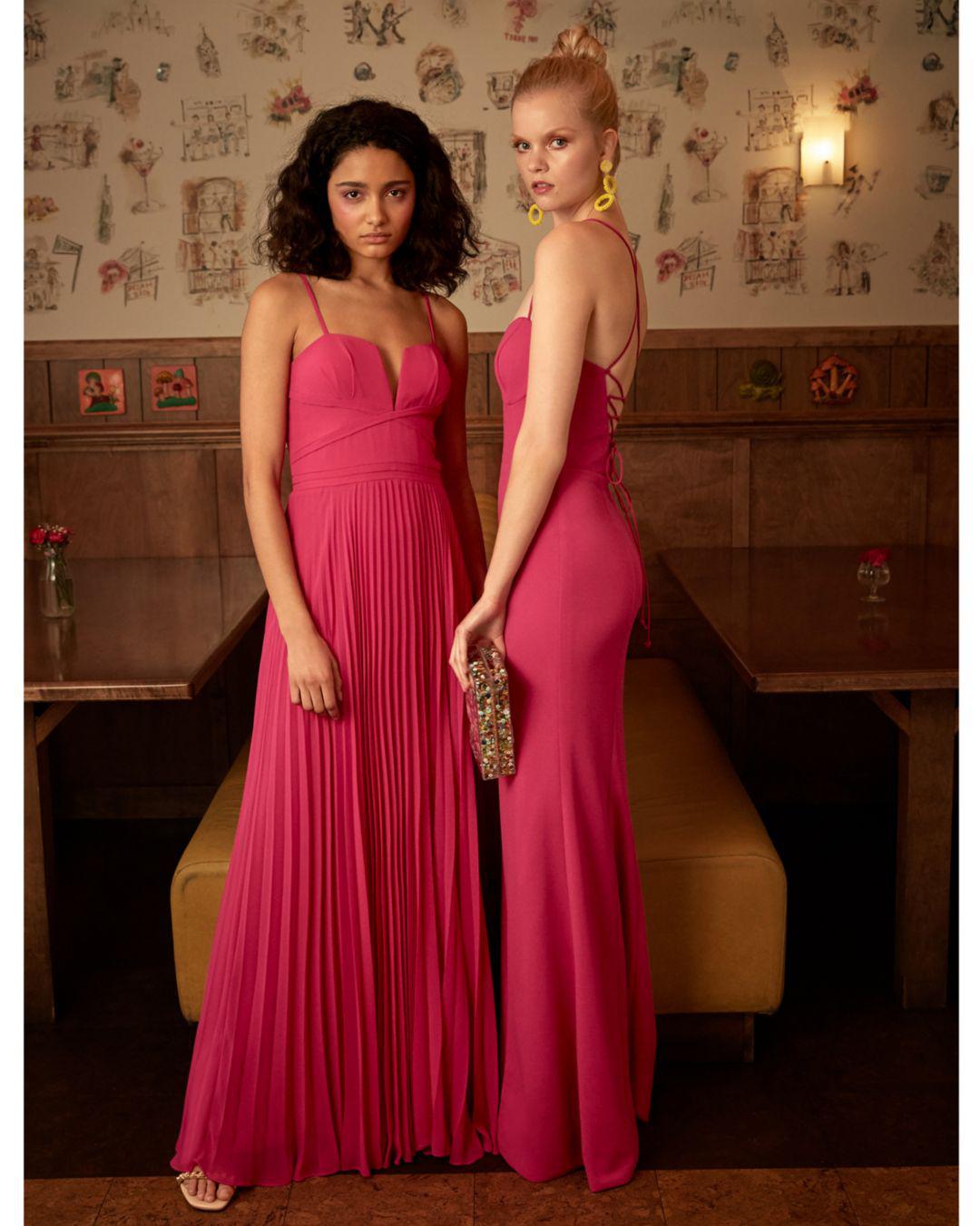 bariano corseted mermaid gown