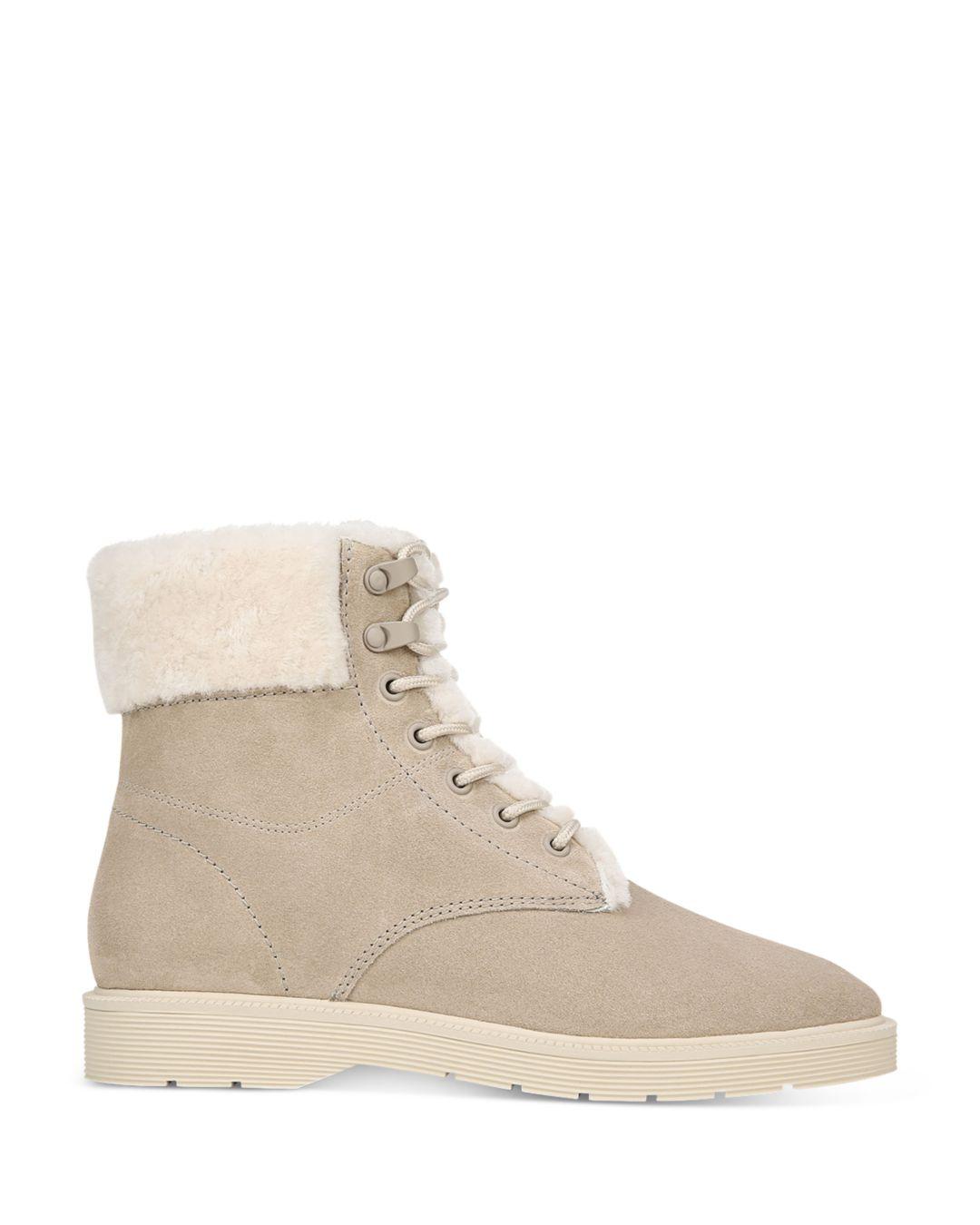Vince women's hayes shearling booties Clearance