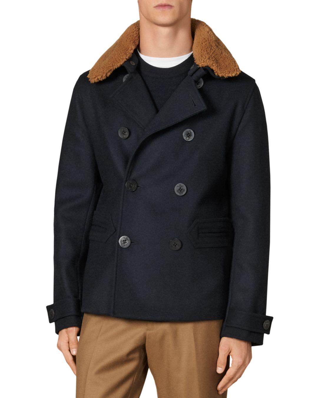 sandro shearling jacket