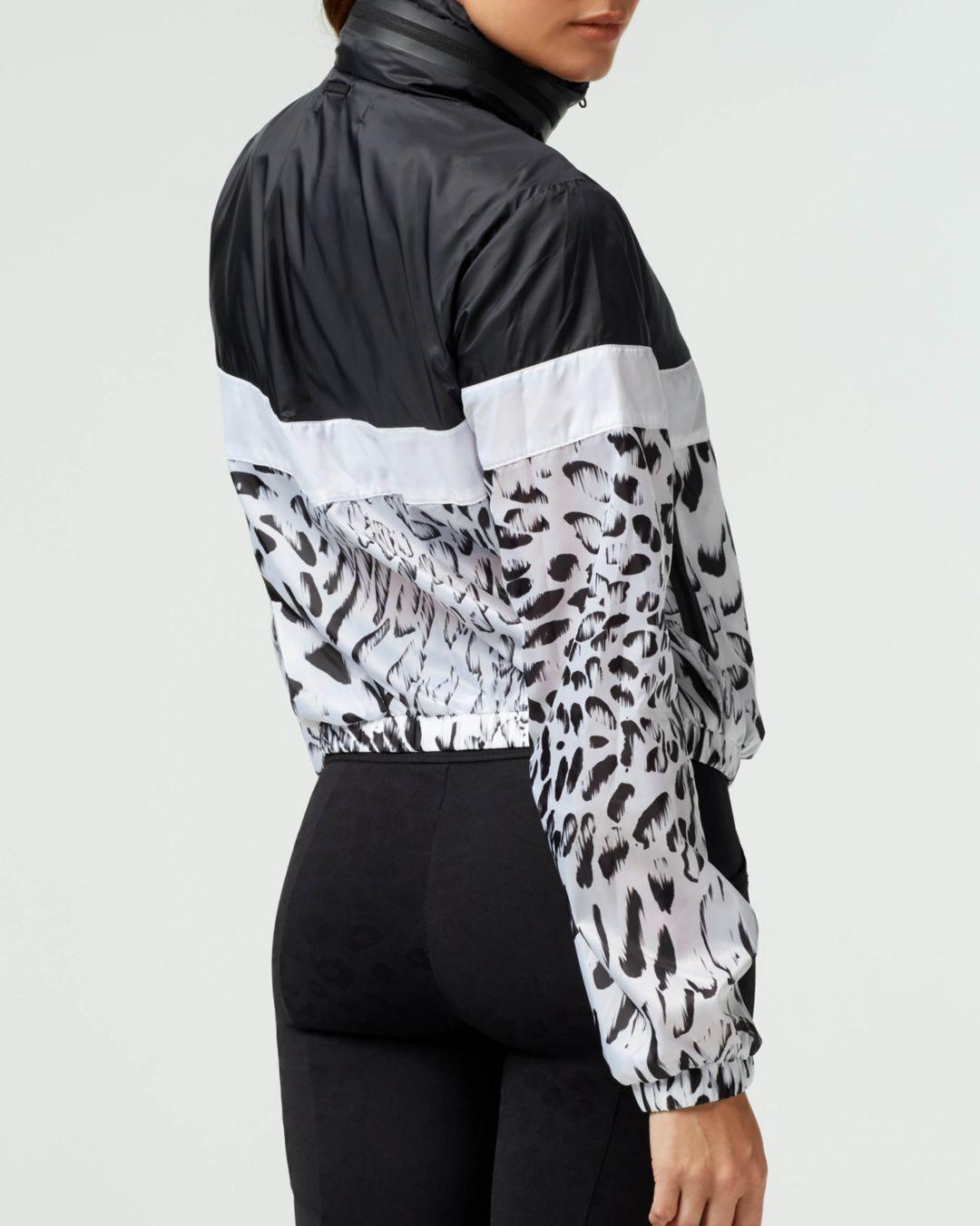 BLANC NOIR Synthetic Delilah Windbreaker in Black Lyst