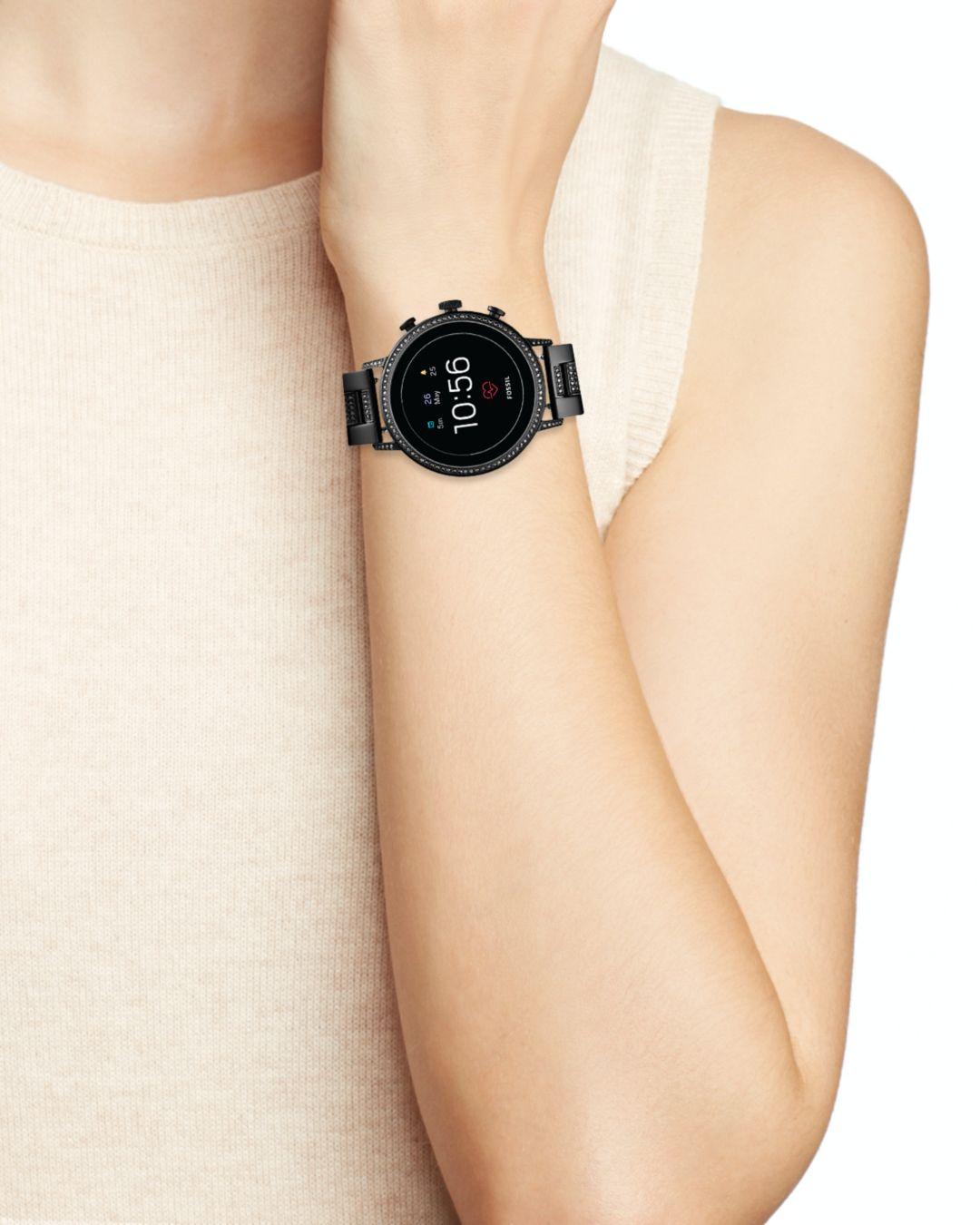 fossil venture hr black