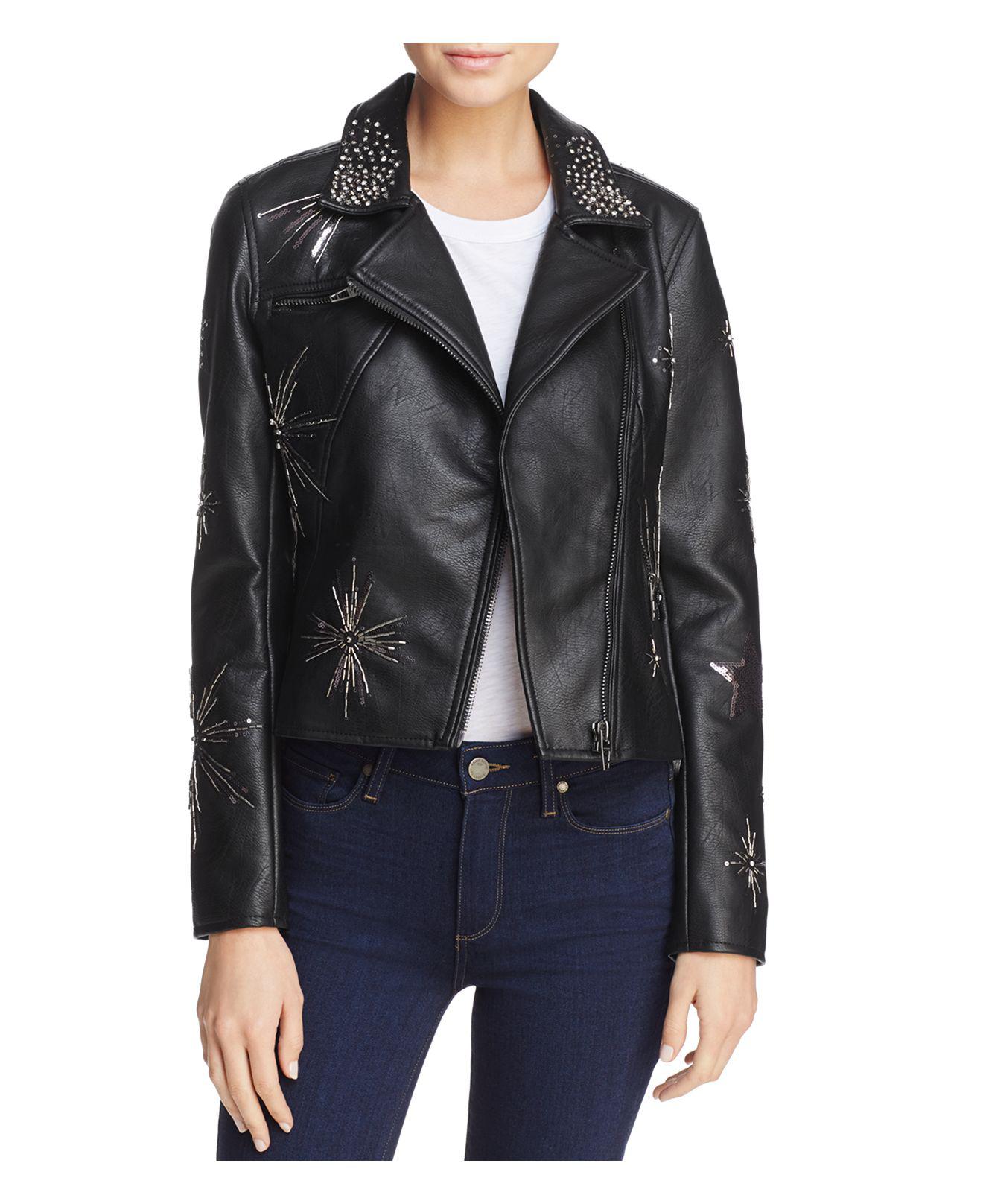 blank nyc black leather jacket