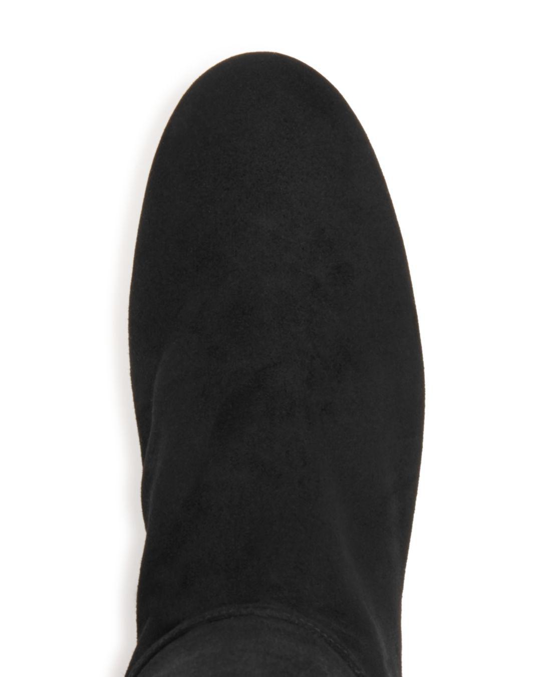 stuart weitzman women's eloise 30 almond toe suede boots