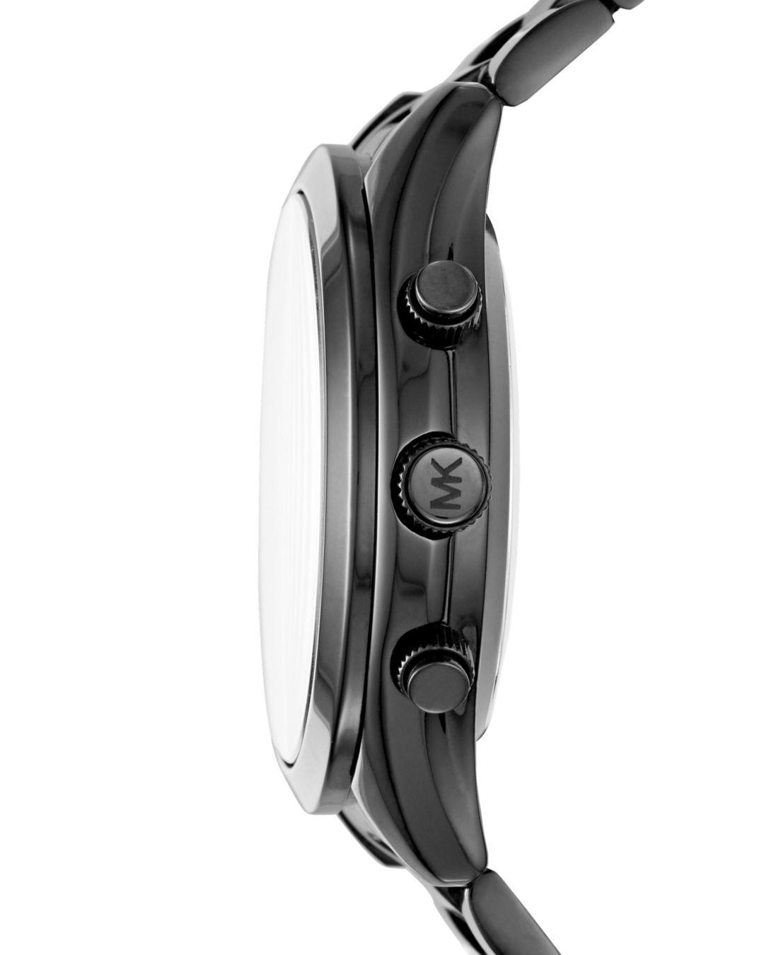 michael kors slim runway ip hybrid smartwatch