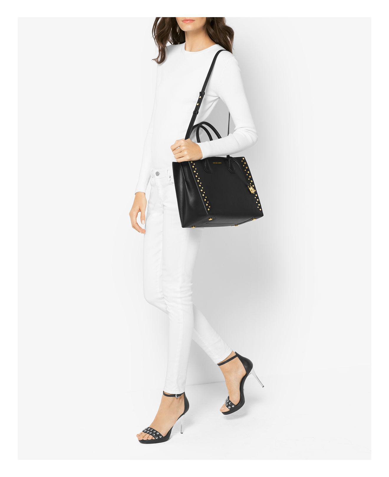 michael michael kors mercer large leather tote