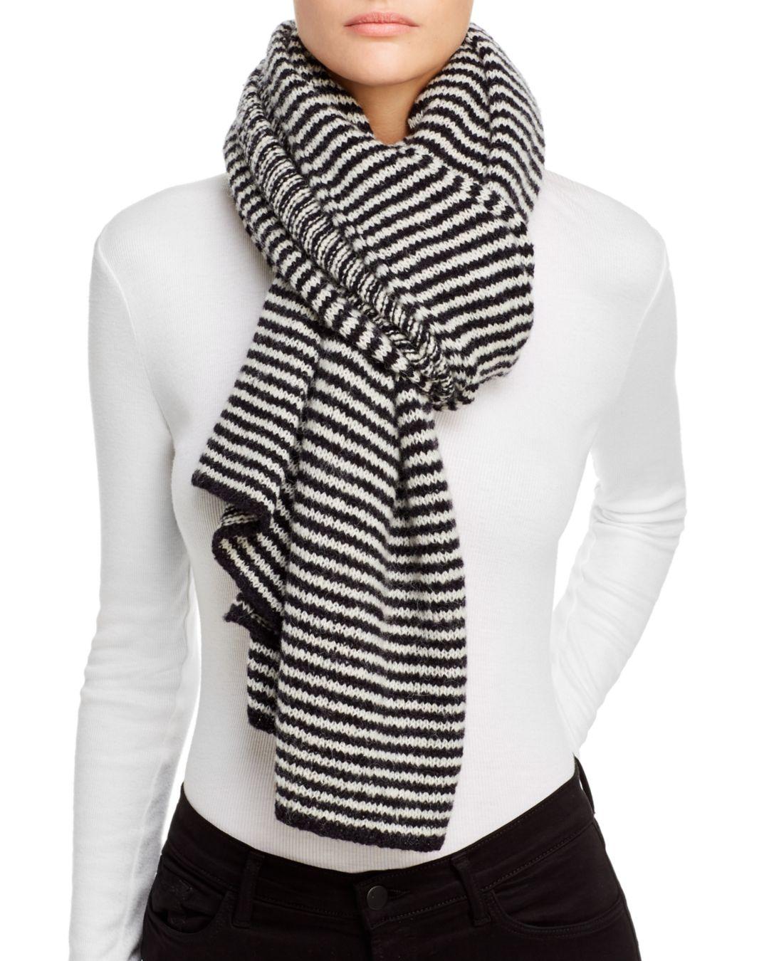 black stripe scarf