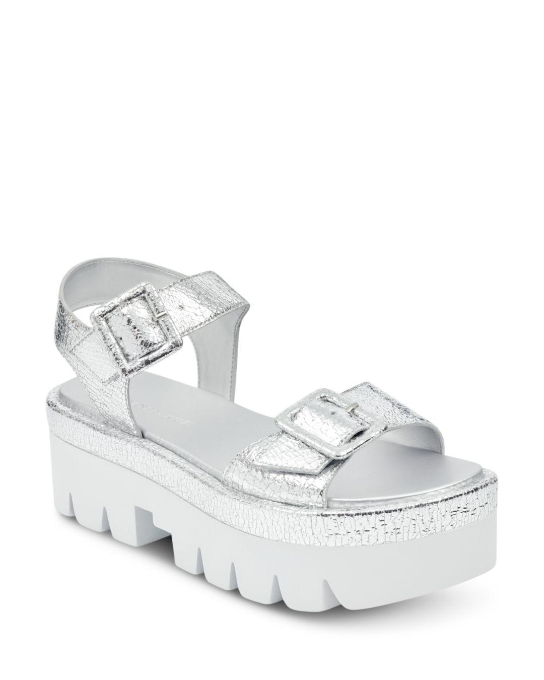 kendall and kylie wave platform sandals
