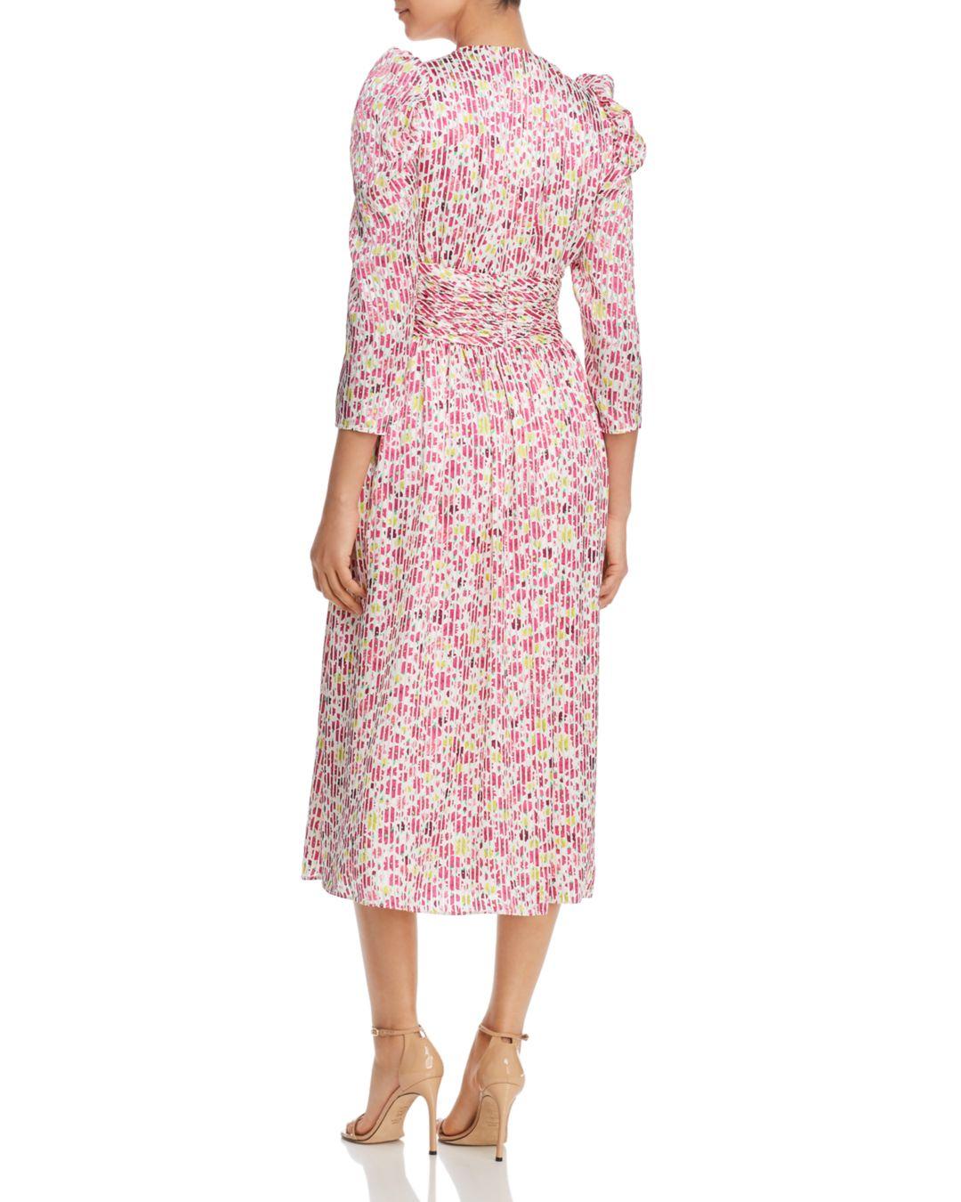 spade floral devore dress