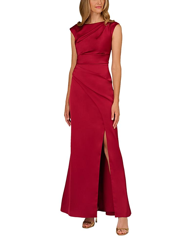 chinese dress ladies Aidan Mattox Red Tiered Fringe Party Dress  New Yorker's Apparel