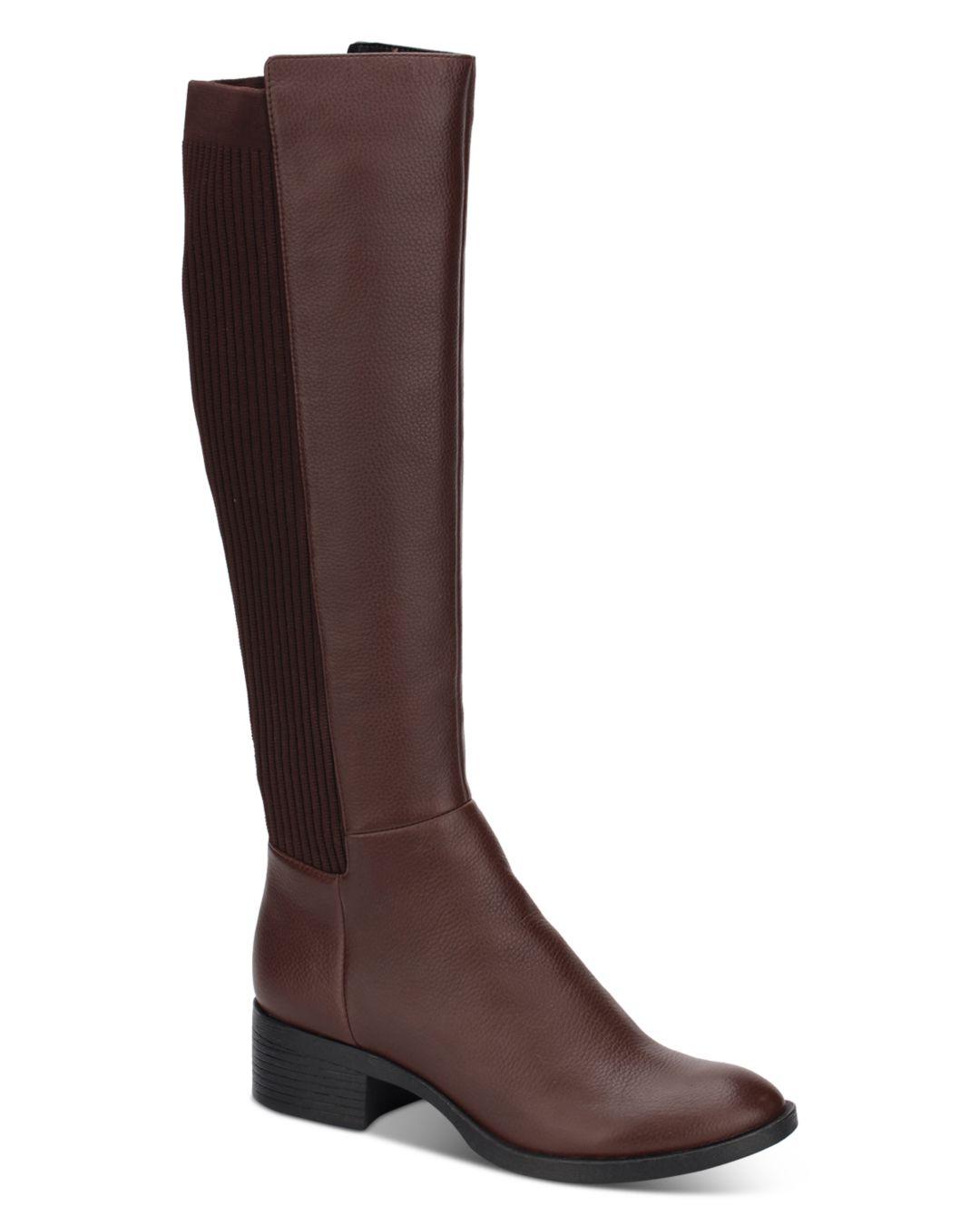Kenneth Cole Levon Block - Heel Boots in Brown | Lyst