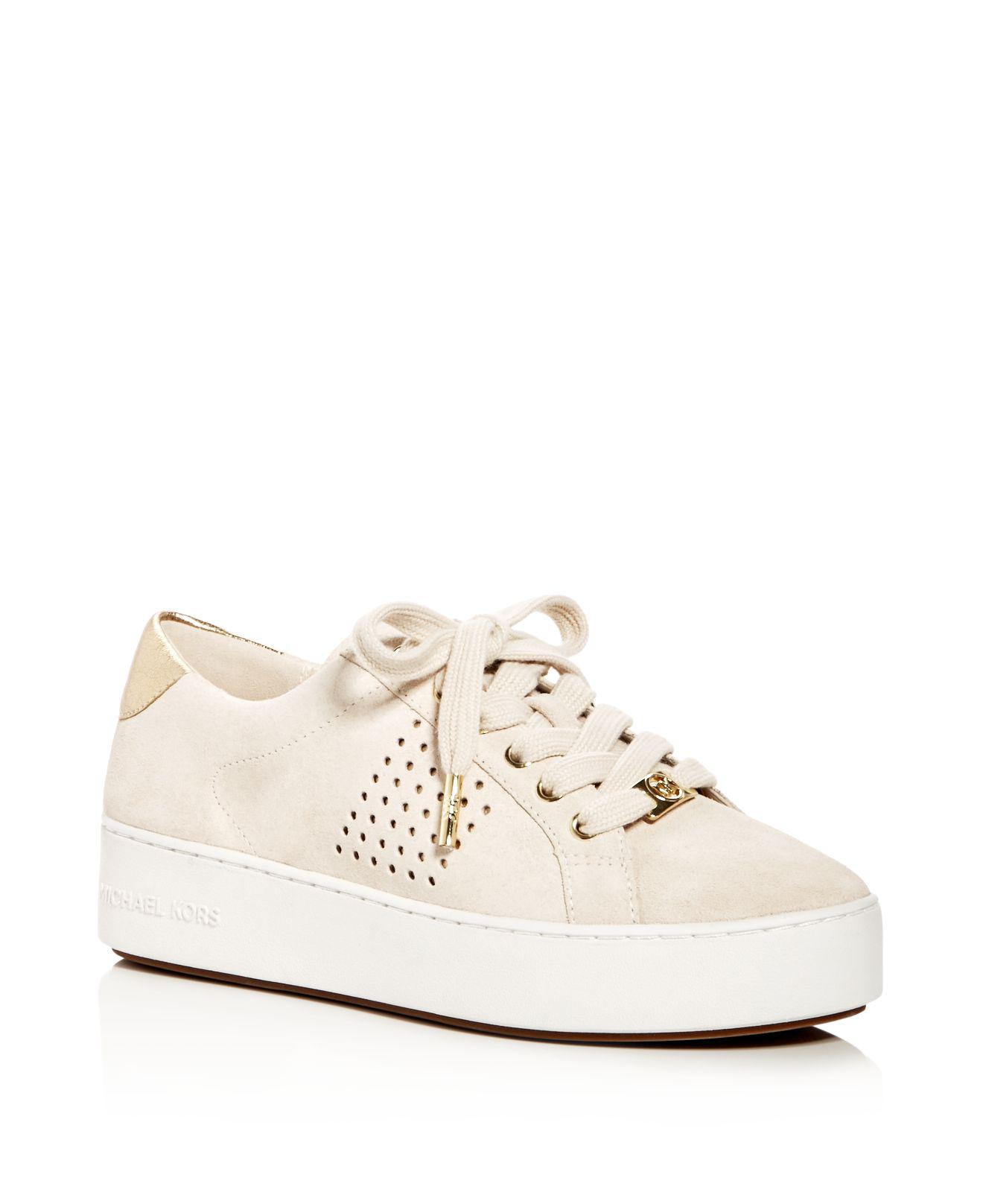 michael kors mindy lace up sneakers