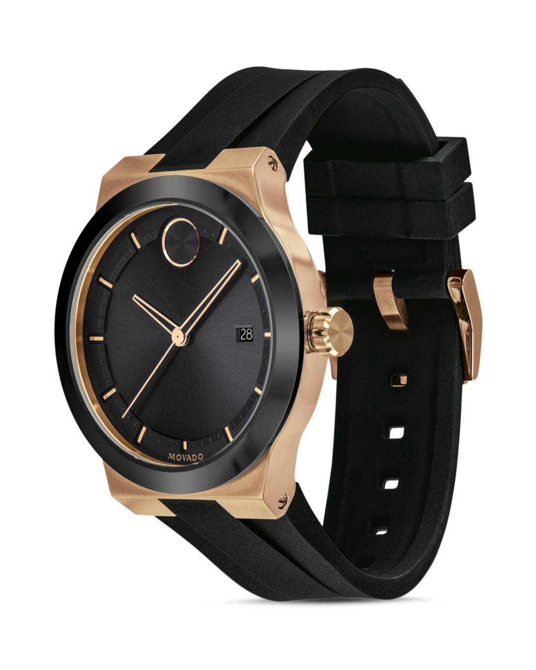 bold movado black