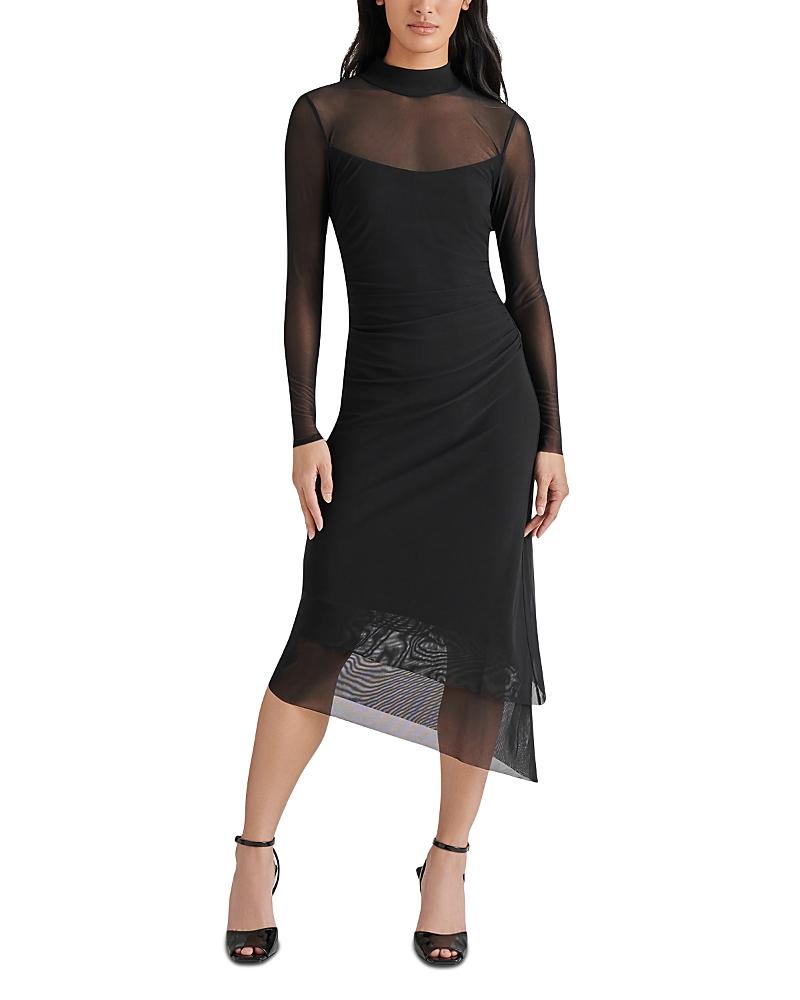 steve madden asymmetrical blazer dress Steve Madden Women's Danna V-Neck Asymmetrical Dress