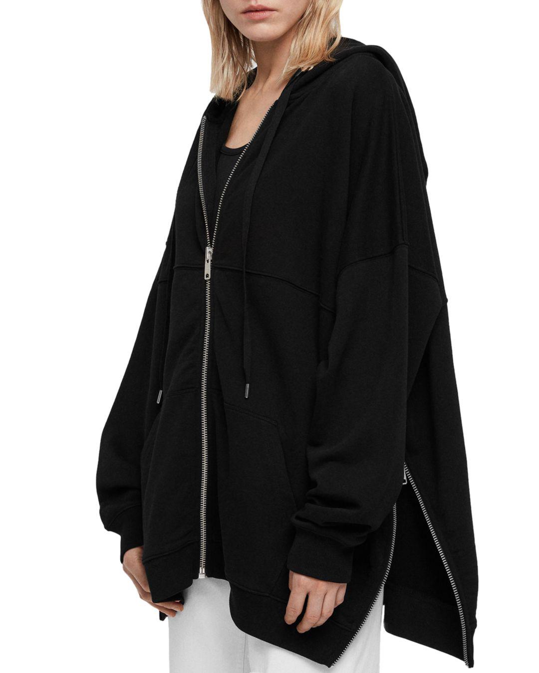 all saints oversized hoodie