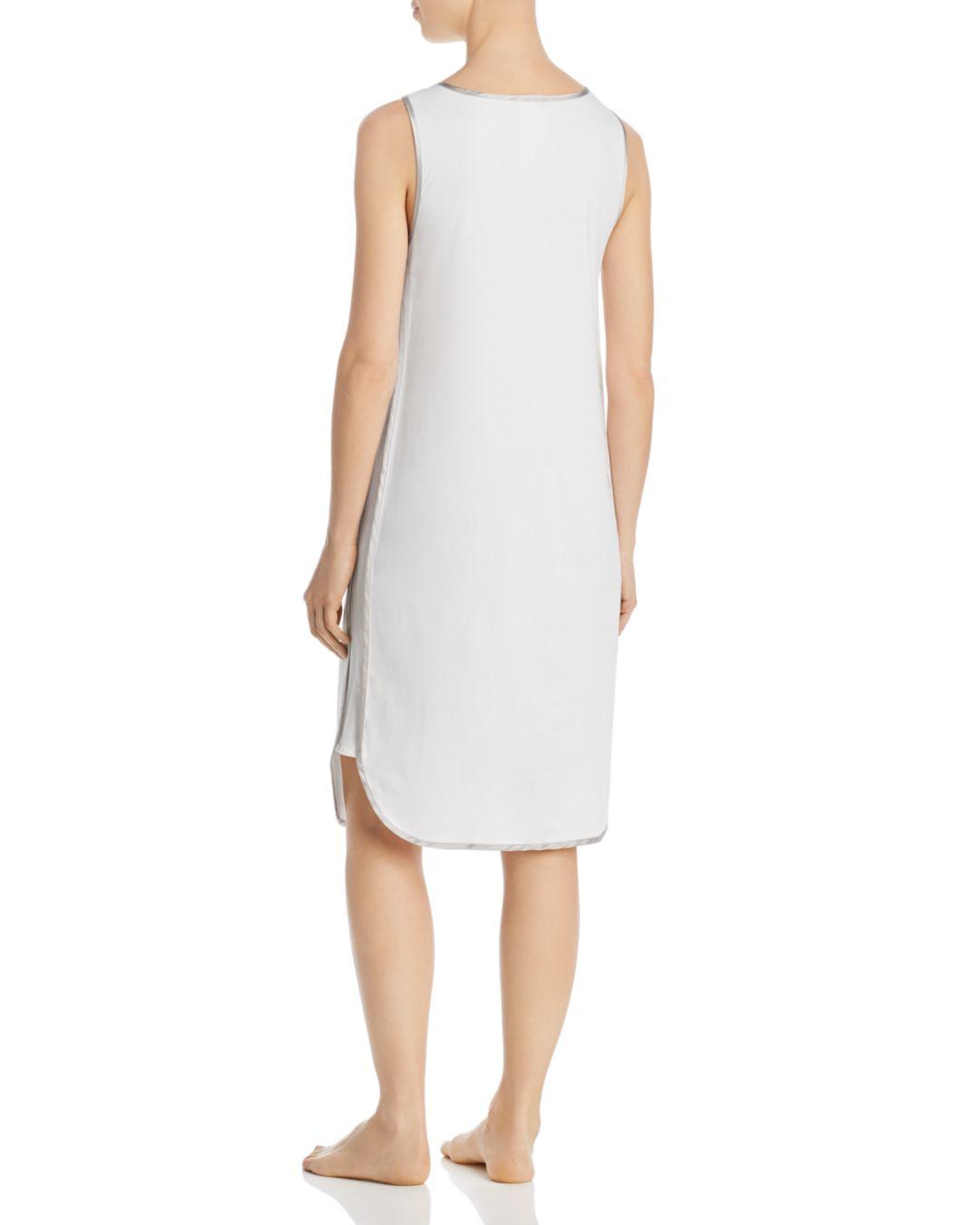 Hanro Nela Tank Top Short Nightgown in White Lyst