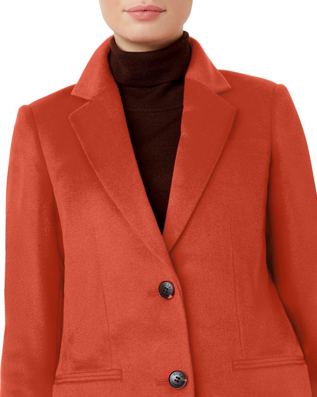 hobbs orange coat