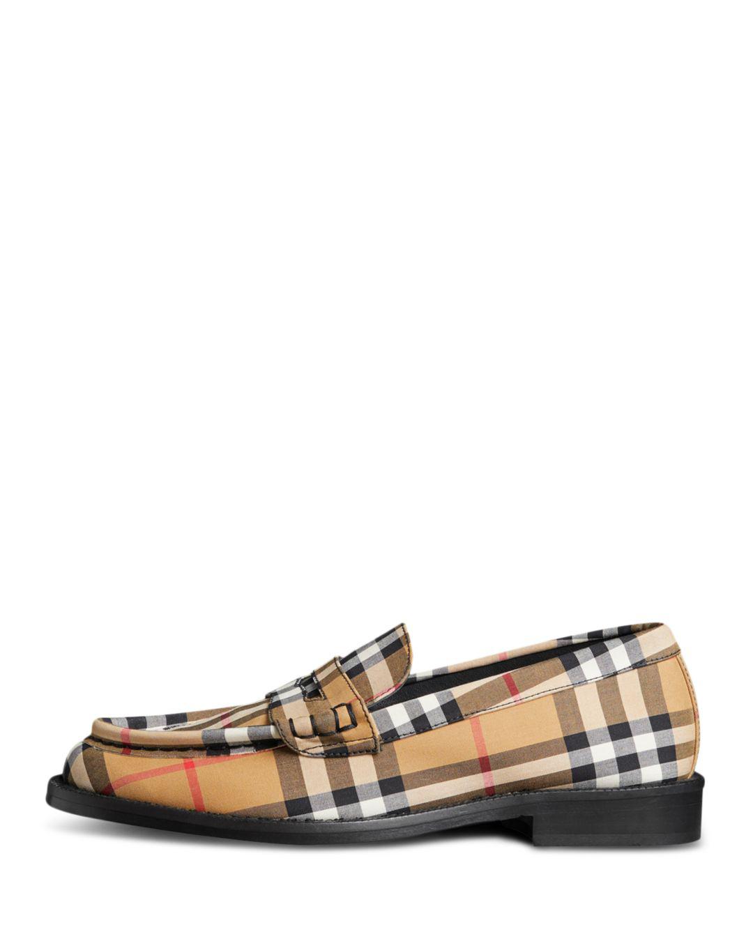 burberry moccasins