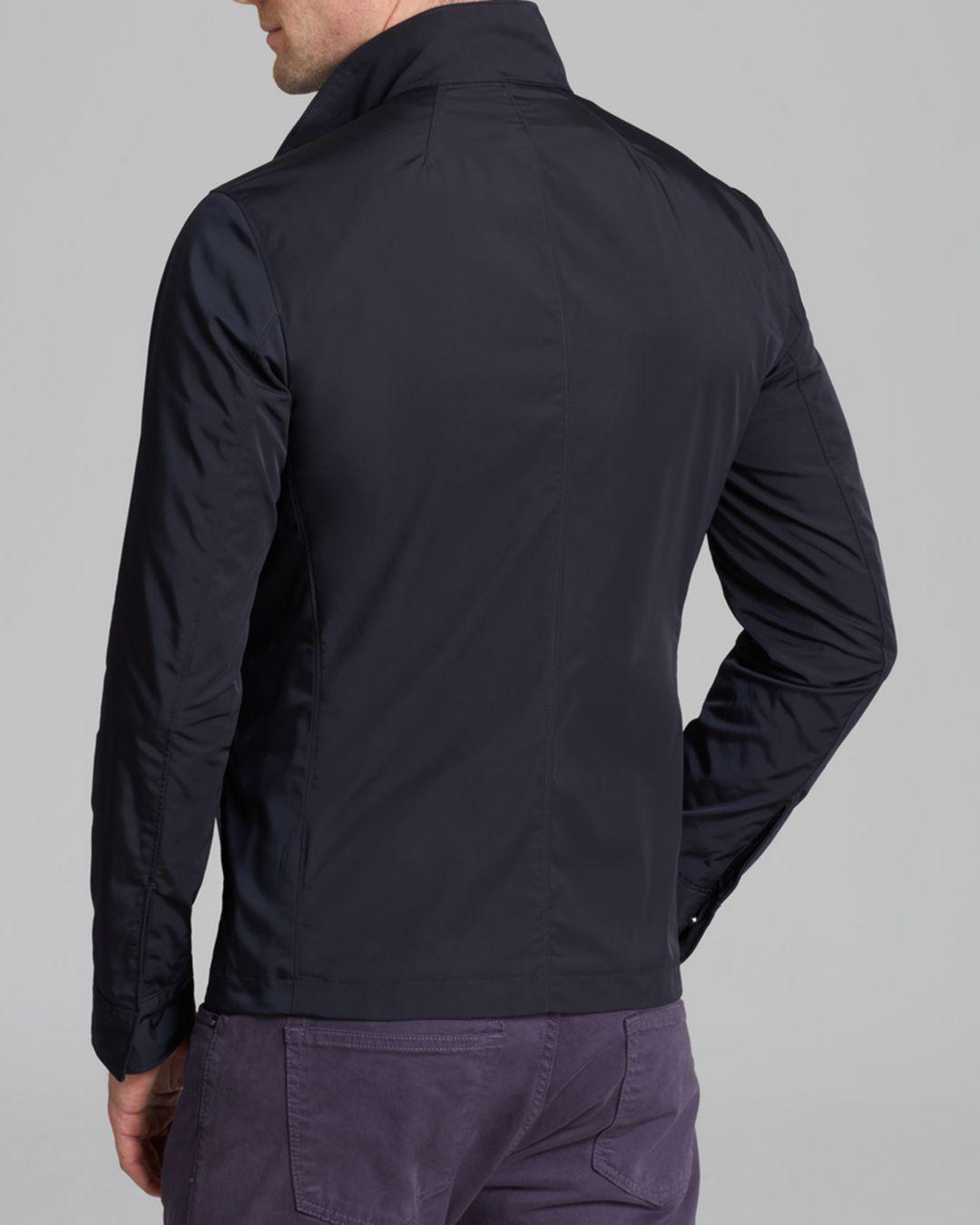 theory stand collar jacket