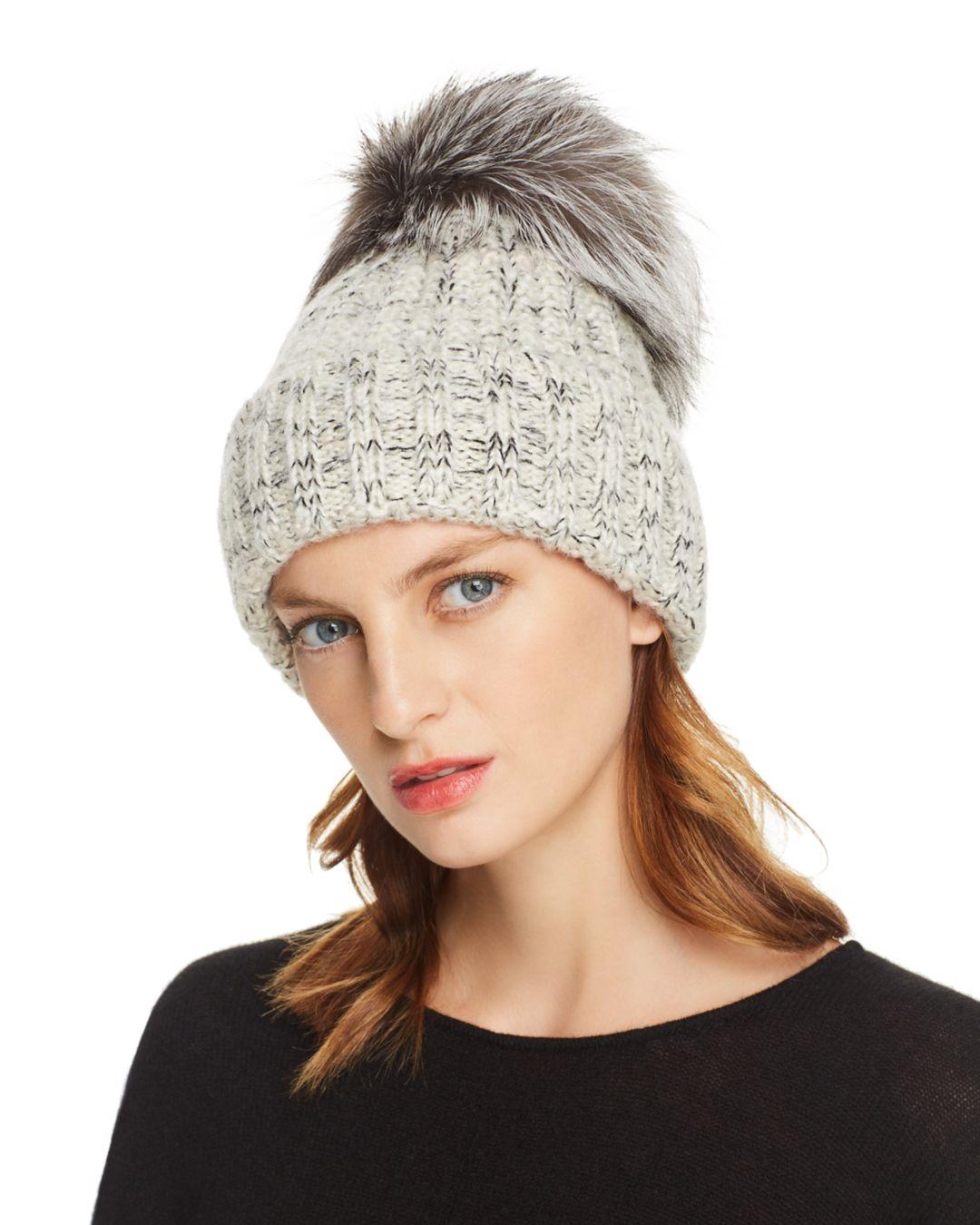 Kyi kyi fox fur beanie Outlet