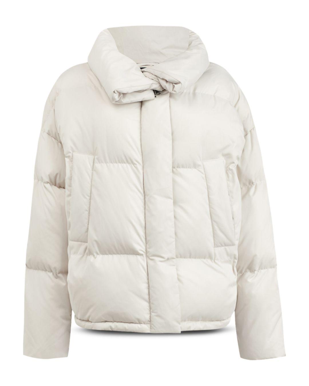 AllSaints Synthetic Piper Puffer Jacket in Ecru White (White) - Lyst