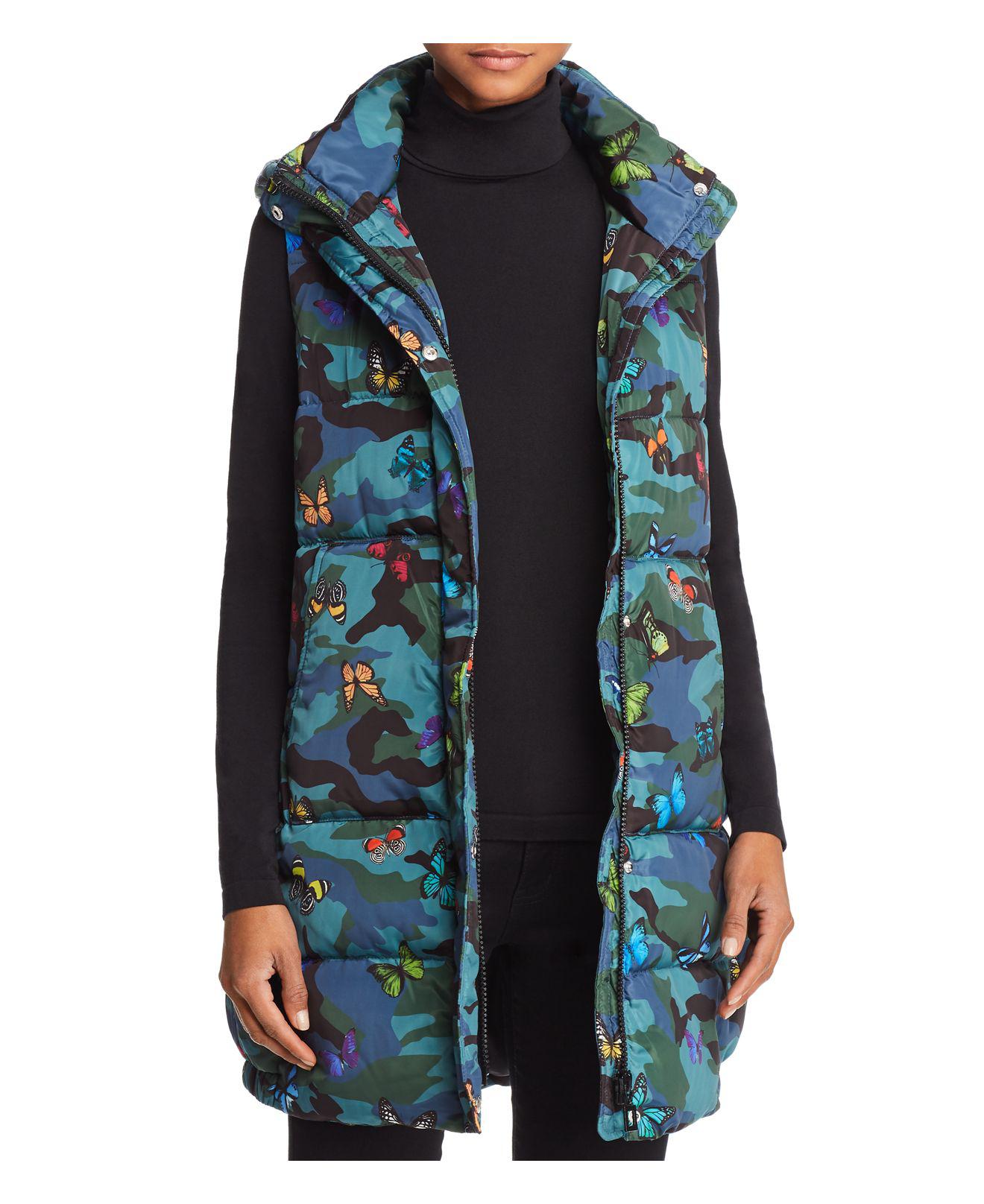 womens camo puffer vest