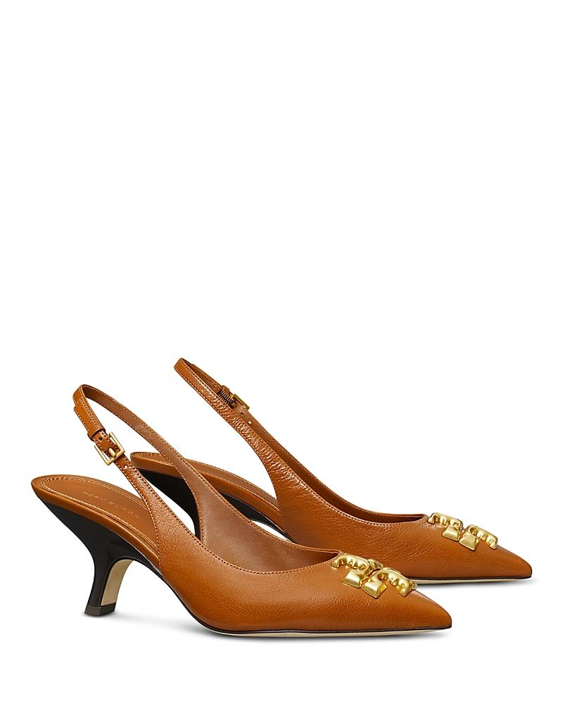 Tory Burch Eleanor Slingback 65 Pumps in Brown Lyst