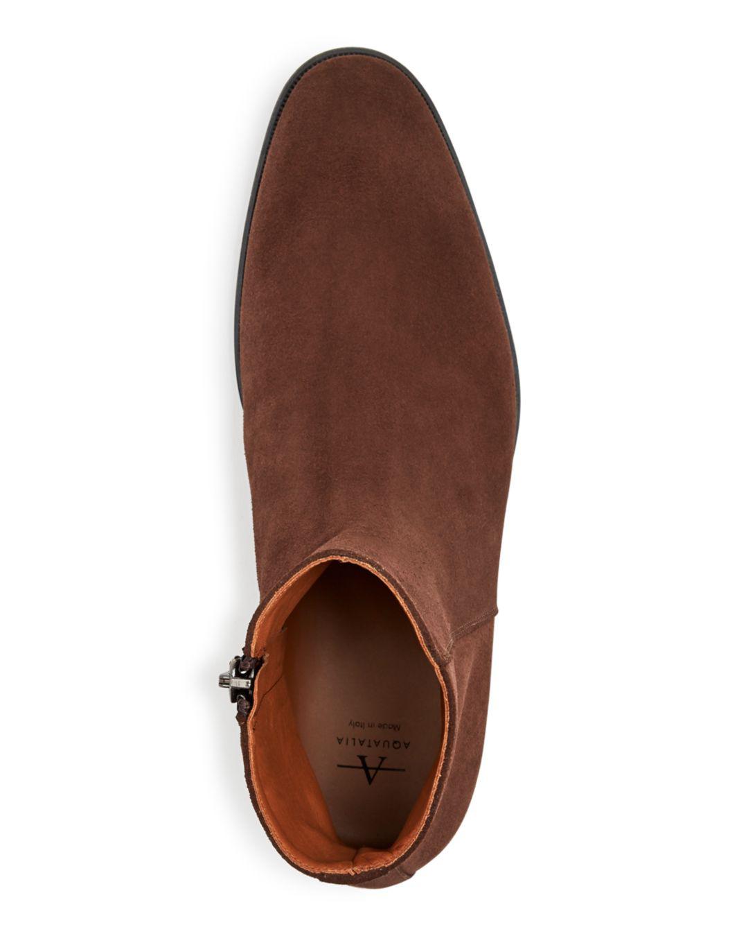 aquatalia vallaine waterproof suede boot