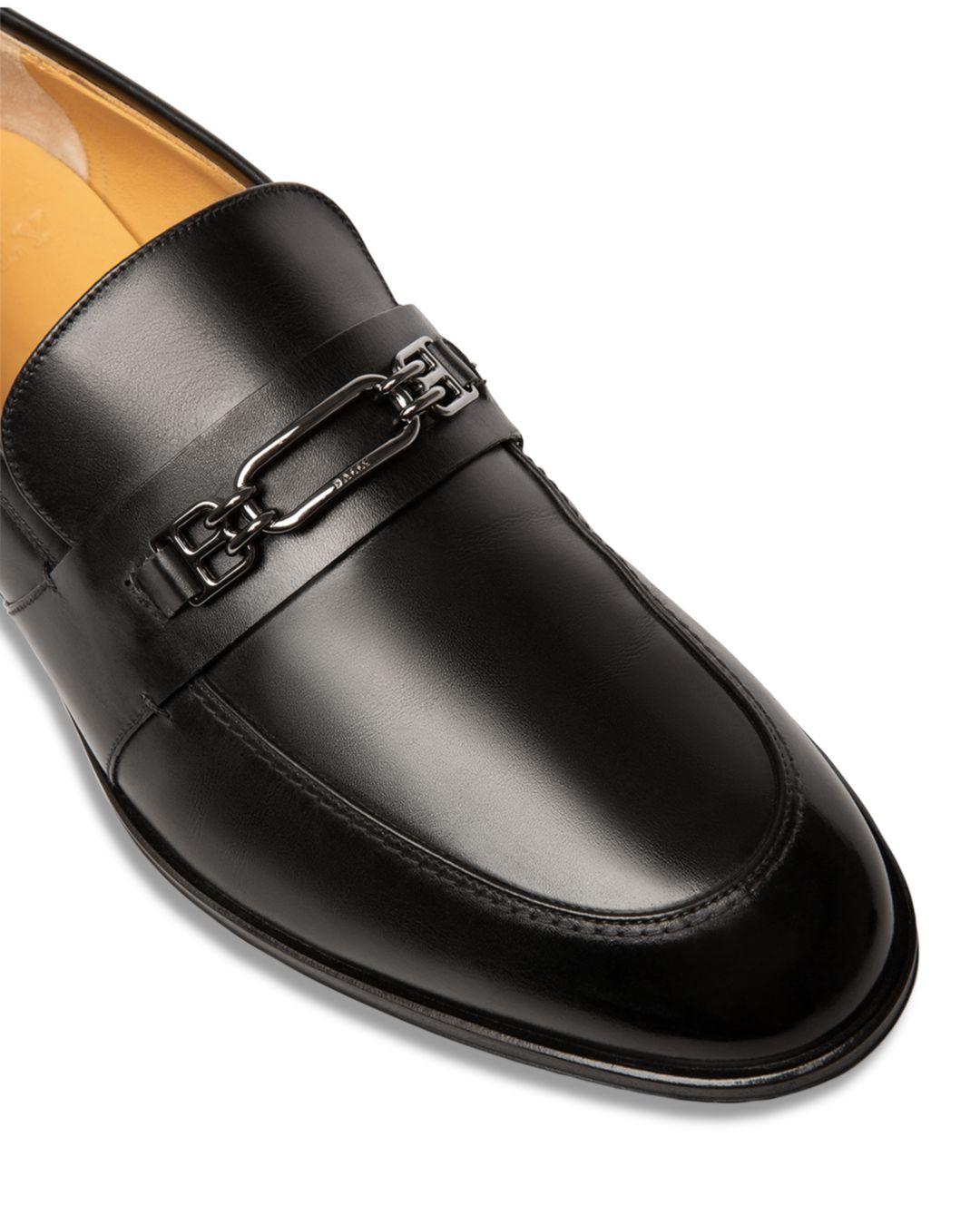 Bally Men's Wesper Leather Loafers in Black for Men Lyst