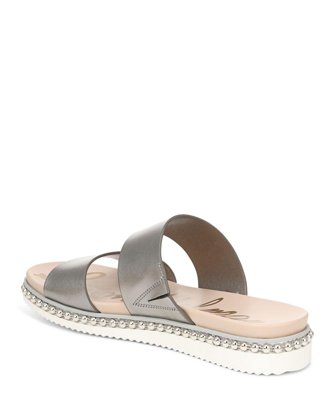 sam edelman asha leather slides