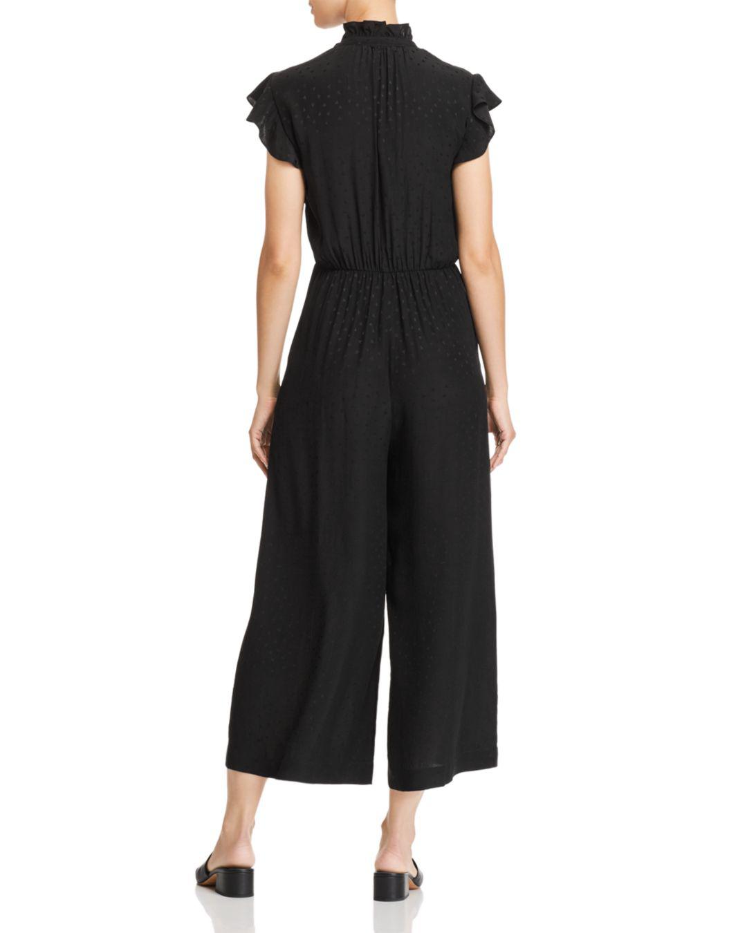rebecca taylor heart jacquard silk jumpsuit