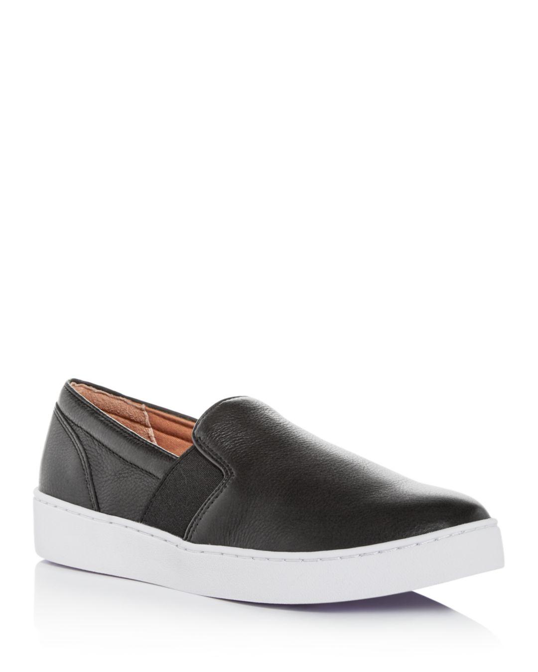 vionic black slip on sneakers
