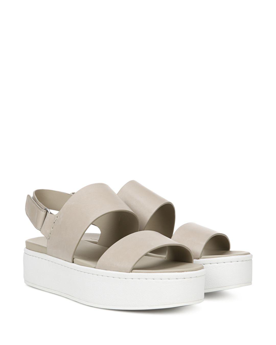 vince women's westport leather platform sandals