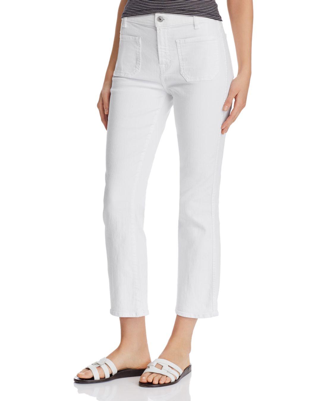 7 for all mankind high waist slim kick jeans