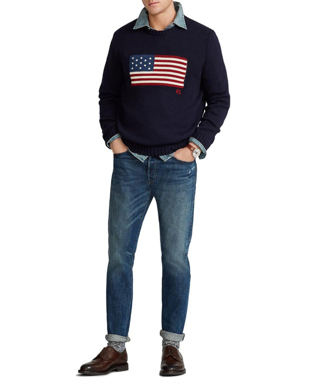 ralph lauren flag sweatshirt