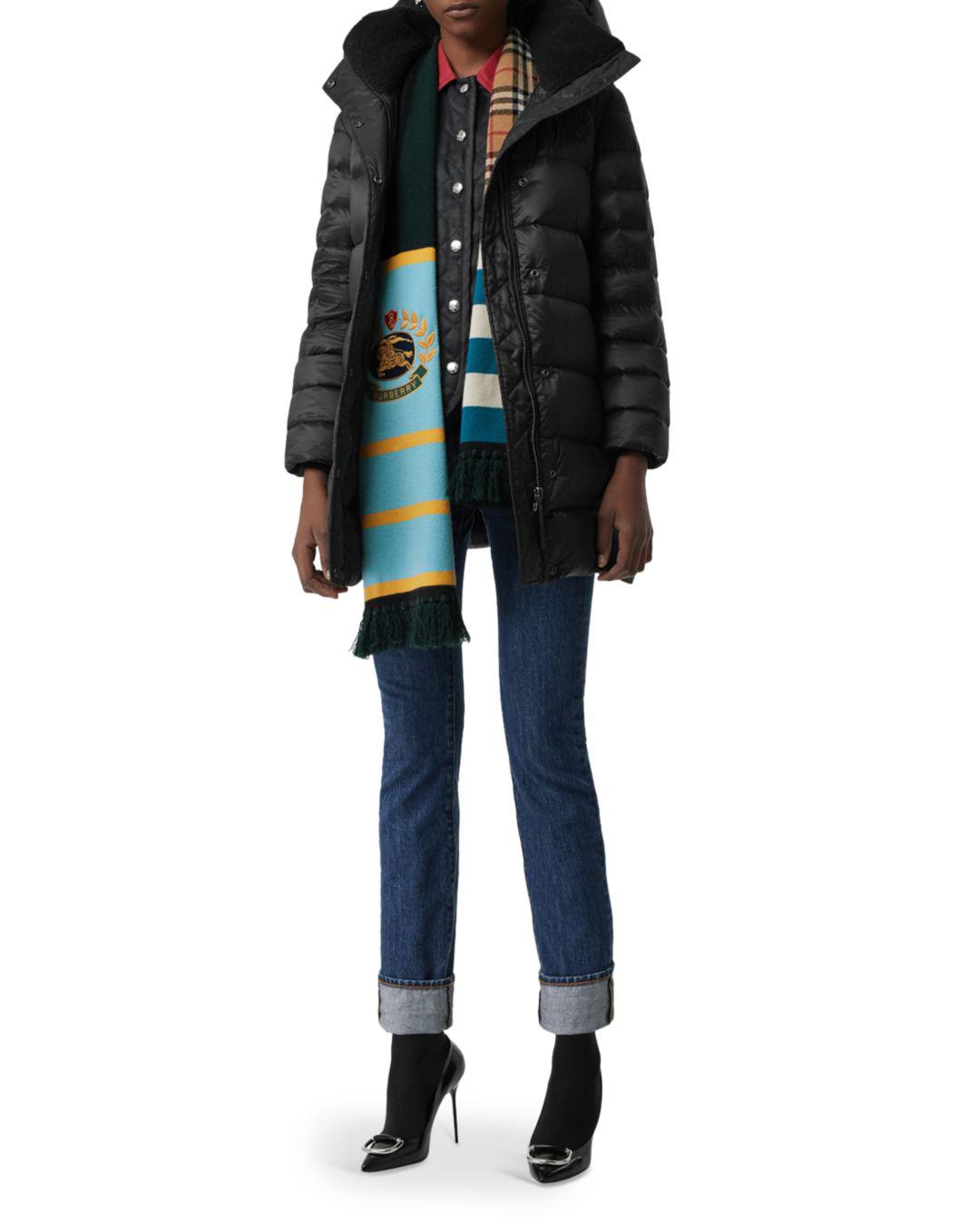 burberry strettingham down puffer coat