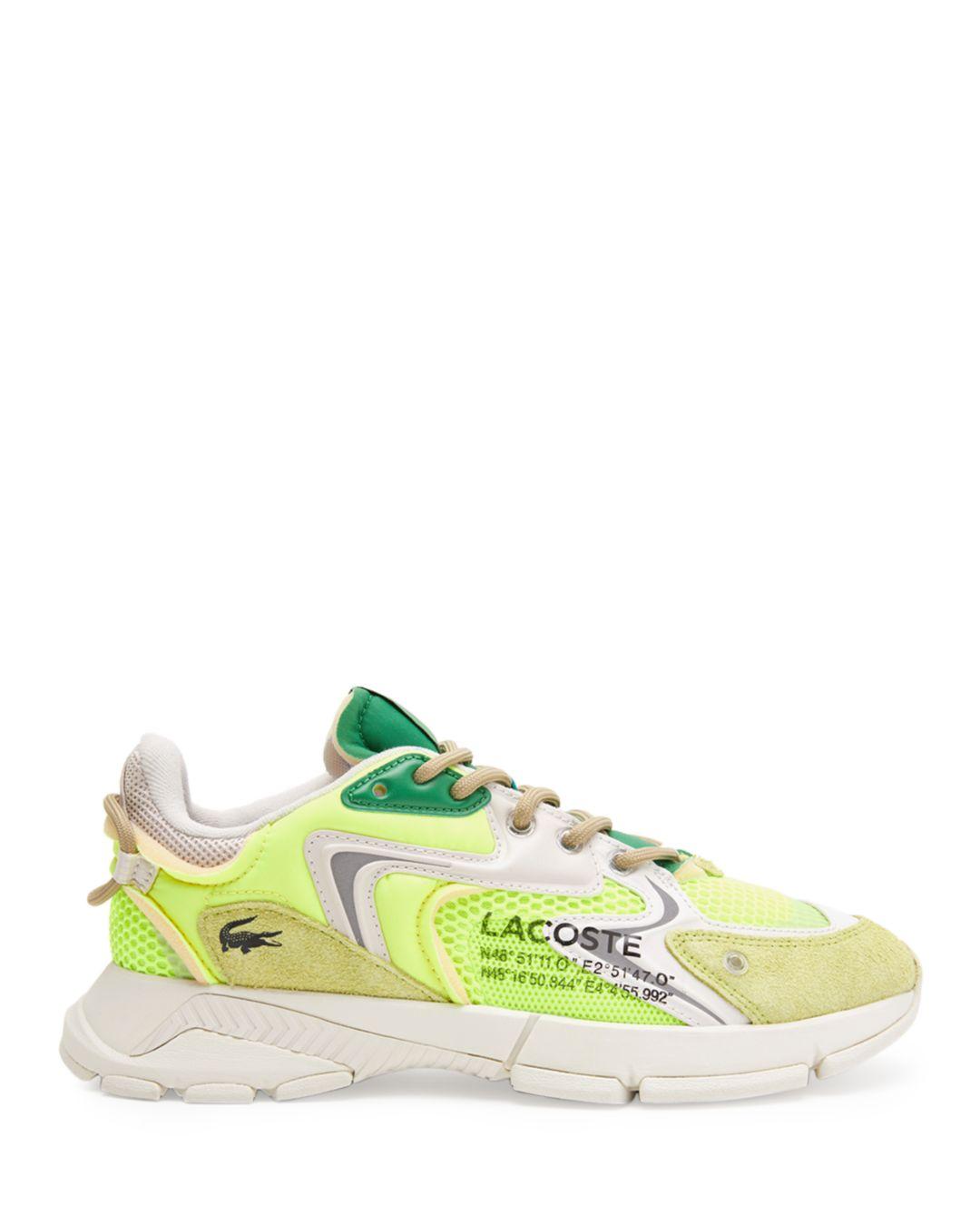 Lacoste L003 Neo Lace Up Sneakers in Green for Men | Lyst