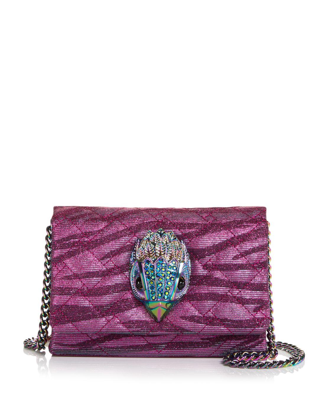 Kurt Geiger Kensington Small Metallic Camera Bag in Purple Lyst Canada