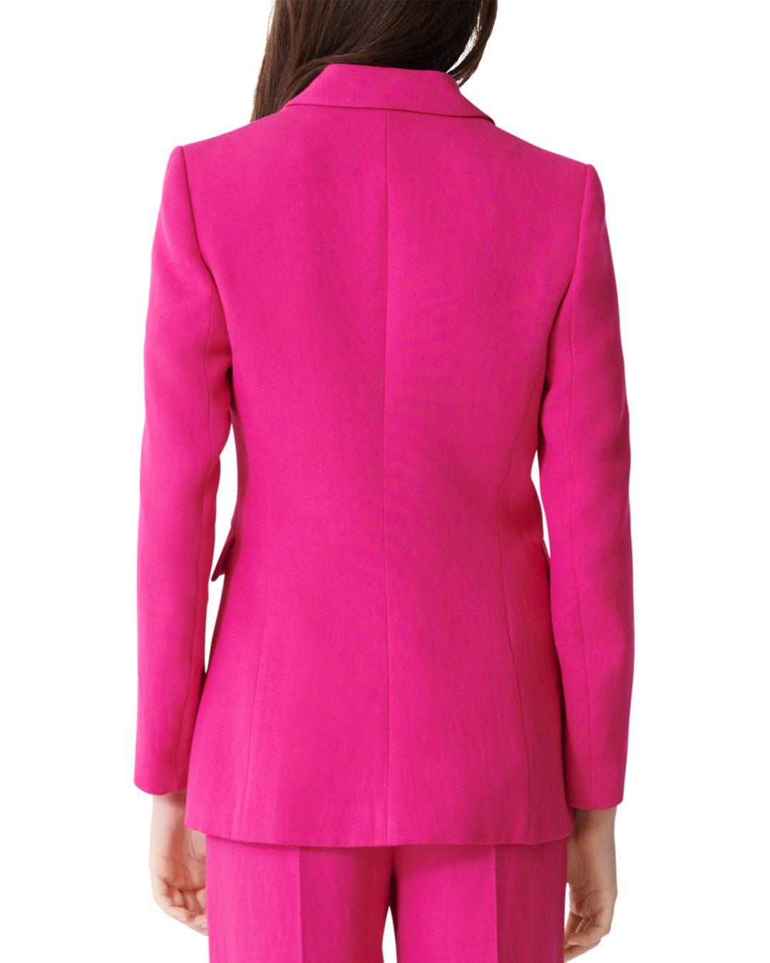 Maje pink blazer deals